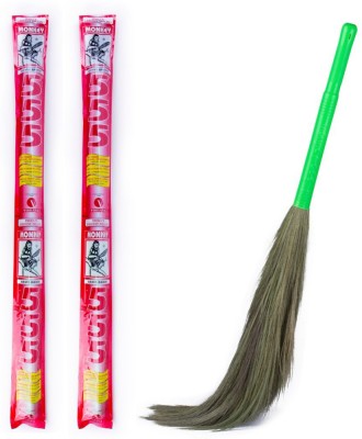 Monkey 555 Regular Grass Dry Broom(Green, 2 Units)