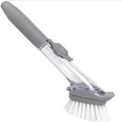 GLOWIS Decontanation Brush Plastic Wet and Dry Brush (Grey) Microfibre Wet and Dry Brush(Grey)