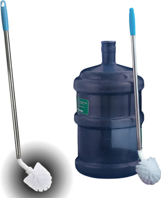 Chaalaak 20L Water Can Cleaning Brush, 360° Rotating Long Handle Nylon Wet Brush(White)