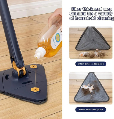 Mesmera Lightweight mop Microfibre Wet and Dry Broom(Multicolor)