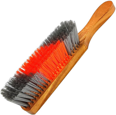 DroliaFresh Bed Cleaning Brush Long Wooden Handle with Soft Bristle, Dirt Cleaner for Carpet Nylon Wet and Dry Brush(Multicolor)