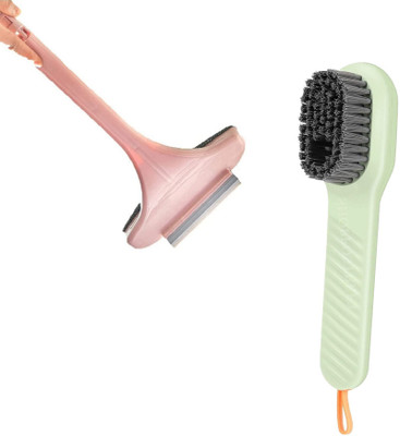 Masox Store Soap Dispensing Cleaning Brush with Handle, Window Cleaner 2 in 1 Wiper Brush K2 Cleaning Brush