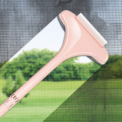 AVALENTH Double Side Window Cleaning Brush with Holder(Multicolor)