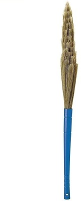 Rajtilak Plastic Broom for dry dust cleaning home floor (good quality) Plastic Wet and Dry Broom(Blue, 4 Units)