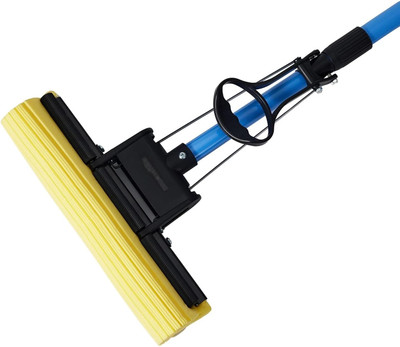 DOLFINS Sponge mop with wringer Sponge Wet and Dry Broom(Multicolor)