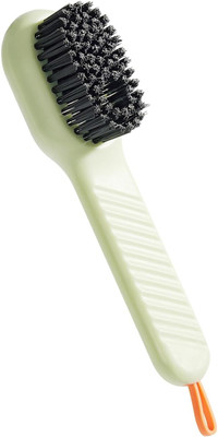 Kahaan enterprise Soap Dispensing Cleaning Brush with Handle Reusable Washing Brush Plastic Wet and Dry Brush(Multicolor)
