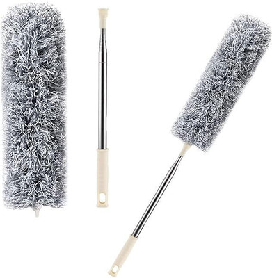 SRBK fashion SRBK® Standard Extendable Duster: Clean Everywhere Easily Microfibre Wet and Dry Broom(Grey)