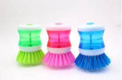 JKB TRADERS ikea sink brush brush PACK OF 3 PCS MULTICOLOR Plastic Wet Brush(Multicolor, 3 Units)