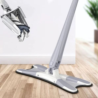 Tradyne 3 in 1 Tiles Cleaning Brush Floor Scrub Bathroom Brush with Long Handle Wet and Dry Duster