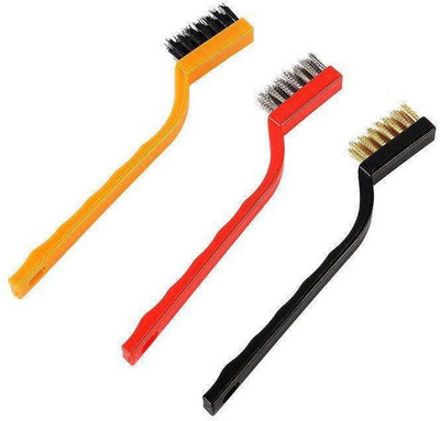 HM EVOTEK Wire Brush_025 Handle Scratch Brush(Pack of 3)