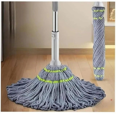 TKB ENTERPRISE Twist Mop for Floor Cleaning | Self-Wringing Mop with Squeeze Twist Handle Microfibre Wet and Dry Brush(Multicolor)