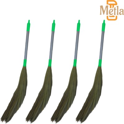 Metla Grass Dry Broom(Multicolor, 4 Units)