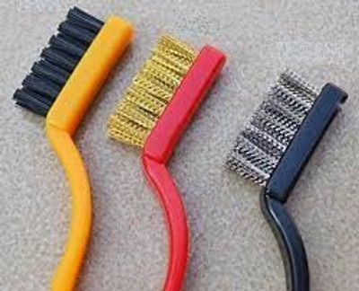BKKTRADERS Plastic Wet and Dry Brush(Multicolor, 3 Units)