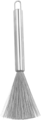 RBGIIT Stainless Steel Pots Pan Cleaning Brush | Non Slip Long Handle Cleaning Brush K1 Stainless Steel Spiral Whisk