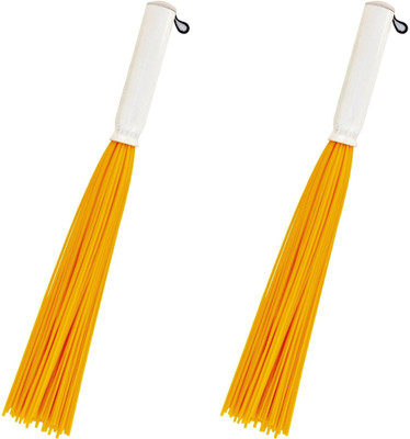 VIMAL TinTin 20 Inches Regular Bathroom Cleaning Plastic Brooms Combo Set Plastic Wet and Dry Broom(Multicolor, 2 Units)