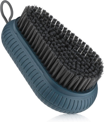 openZest Laundry Scrub Cloth Shoes Cleaning Brush,Easy to Grip Household Cleaning Brushes Plastic Wet and Dry Brush(Blue)