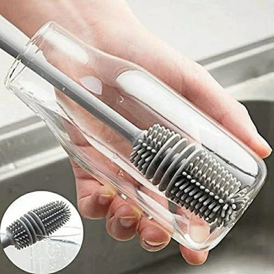 WHITEIBIS Bottle Cleaning Brush(gray)