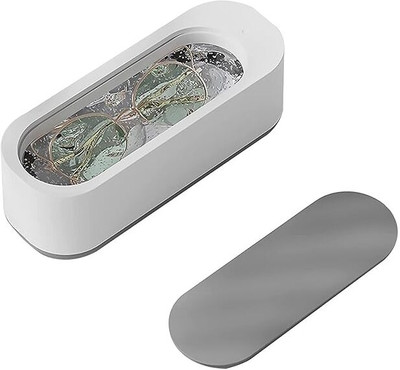 YCVARIYA Ultrasonic Cleaner Mini Portable Cleaning Machine for Jewelry Cosmetic Brush Plastic Wet and Dry Broom(Multicolor)