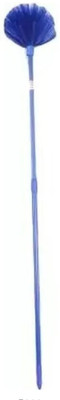 DOMUM Jala Broom With Long Extendable Handle For Roof Corner Jala Cleaning Nylon Wet and Dry Broom(Blue)