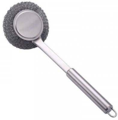 PIXEL ENTERPRISE Stainless Steel Metal Scrubber Brush for Dishes Fiber Dry Brush(Steel)