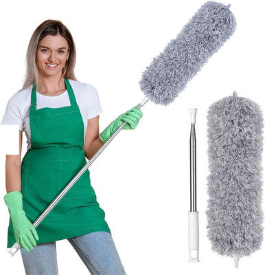 FIVANIO ® 100-inch Microfiber Duster for Cleaning with Extension Pole Wet and Dry Duster Set
