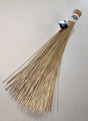 RIM Broom sticks kharata jhadu Bamboo Wet and Dry Broom(Brown)