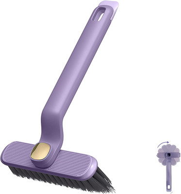 RBGIIT Rotating Head Gap Cleaning Brush Tiles Kitchen Sink Corner Cleaning Bristle K5 Plastic Wet and Dry Brush(Multicolor)