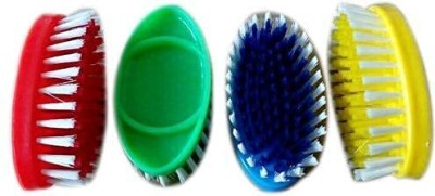 STRUGGLINGINC Cloth Washing Soft Brush for Cleaning Brush – Pack of 4 (Multicolor) Nylon Wet and Dry Brush(Multicolor, 4 Units)