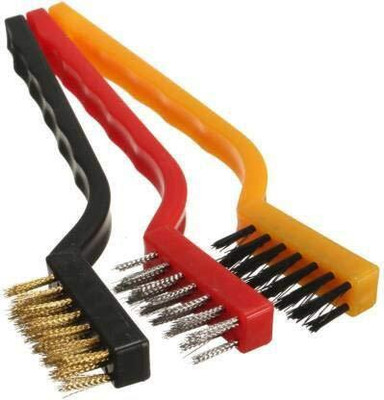 RBGIIT Wheel Tire Cleaning Mini Brush B35 10 ml Wheel Tire Cleaner(Pack of 3)