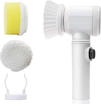 GVJ TRADERS 5 in 1 Magic Multifunctional Brush Nylon Wet and Dry Brush (White) Nylon Wet and Dry Brush(White)