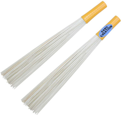 PARU CREATION 2 Bathroom Cleaning Plastic Kharata Broom Combo Plastic Wet and Dry Broom Plastic Wet and Dry Broom(Multicolor, 2 Units)