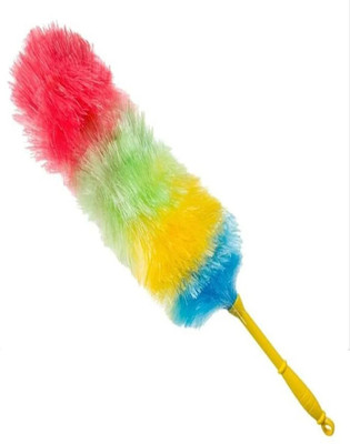 QinPin Foldable Colorful Feather Static Duster Home Car Fan Sofa Laptop Cleaning Fiber Dry Brush(Multicolor)