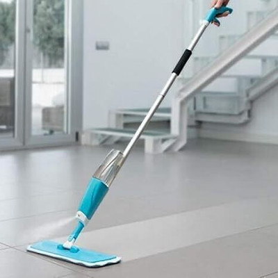KPDREAMLAND 360° Swivel Mop Microfibre Wet and Dry Broom(Blue)