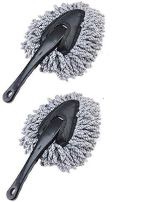 PENYAN Microfibre Wet and Dry Brush(Black, 2 Units)