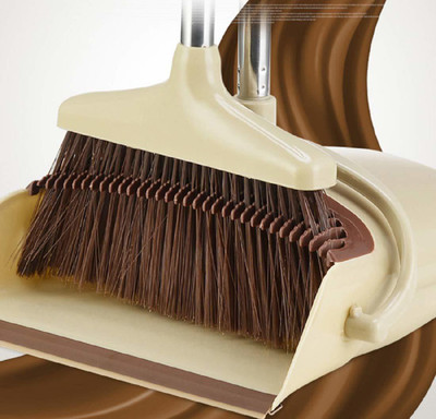 KESHAVART Broom and Dustpan Treelen with Dust Pan with Long Handle Combo Set Microfibre Wet and Dry Broom(Multicolor)