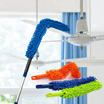 PIXEL ENTERPRISE mop Fan cleaning wipe floor Microfibre Wet and Dry Brush(Multicolor)