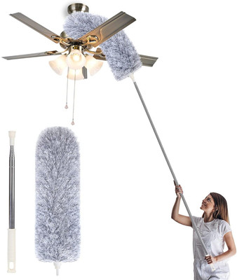 Dross Microfiber Feather Duster Fan Cleaning Mop Wet and Dry Duster
