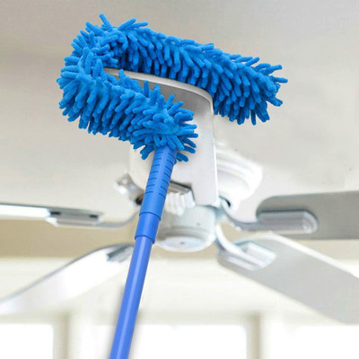 JunoBull Fan Cleaner Brush with Extendable Telescopic Rod Flexible Mop Microfiber Wet and Dry Duster JunoBull Fan Cleaner Brush with Extendable Telescopic Rod Flexible Mop Microfiber Wet and Dry Duster