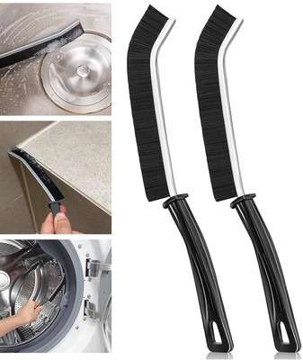 FLYDER Gap Cleaning Brush, Gap Brush, Clean The Dead Corners Grass Wet Brush(Multicolor, 2 Units)