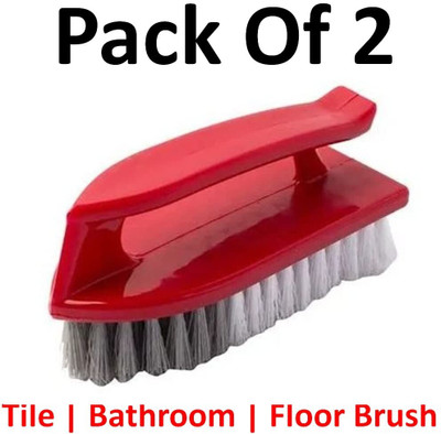ultimate shopping network BROOM BRUSH 2 Plastic Wet and Dry Brush(Multicolor, 2 Units)
