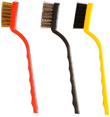 HM EVOTEK Wire Brush_035 Handle Scratch Brush(Pack of 3)