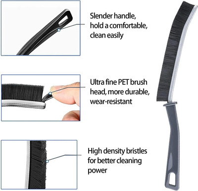 VKK TRADERS Microfibre Wet and Dry Brush(Multicolor)