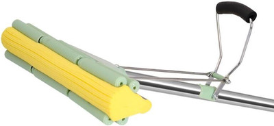 Mesmera tile cleaning mop Microfibre Wet and Dry Broom(Multicolor)