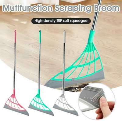MDP TRADERS Silicone Wet and Dry Broom(Multicolor)
