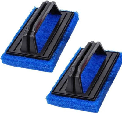 ASEOS Heavy Duty Scrub Pad with Handle | Tile & Sink Cleaning Brush Pad Sponge Wet and Dry Brush(Multicolor, 2 Units)