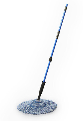 Mesmera round head mop Microfibre Wet and Dry Broom(Multicolor)