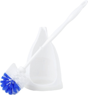GALA Toilex with Round Container Toilet Nylon Wet Brush(White, Blue)