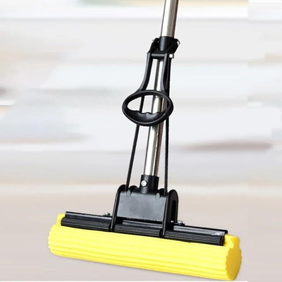 Mesmera scrubbing pad mop Microfibre Wet and Dry Broom(Multicolor)