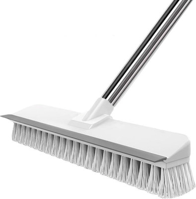 KPDREAMLAND cleaning brush for broom brush for tiles Microfibre Wet and Dry Brush(White)