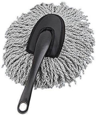 KESHAVART Car Wash Brush Car Dusting Tool Car Mop Wax Dash Duster Microfibre Wet and Dry Brush(Multicolor)
